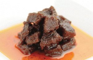 仙台　陣中の食べるラー油は具の9割が牛タンだー！