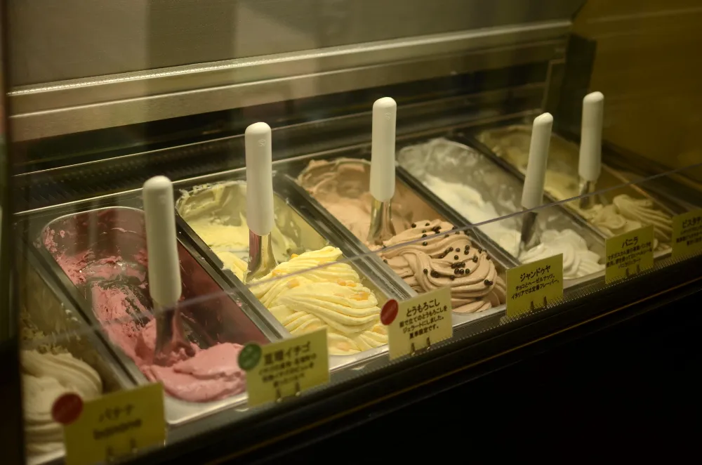 かき氷VSジェラート／／Patisseries Glaces Kisetu   （パティスリーグラス　キセツ）